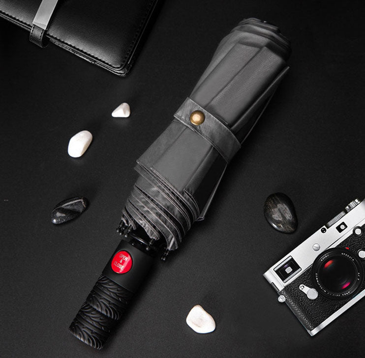 Wasserdichter Kompaktschirm mit UV-Schutz und Griff