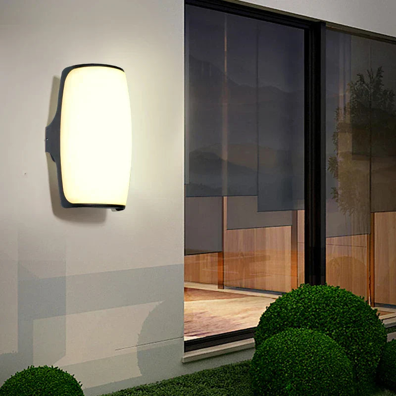 Weatherproof Outdoor LED Wall Light Black - Halri
