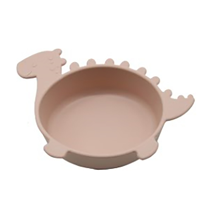 Weiche Silikon-Kinderschüssel – Babyschale in Dinosaurierform