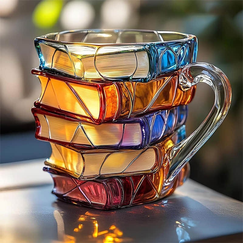 Novelty Book Shaped Coffee Mug - Halri
