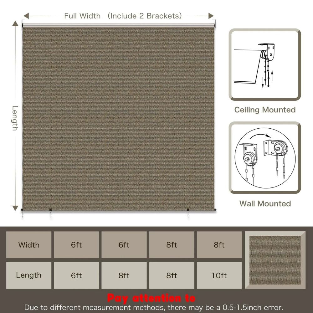 Big Exterior Sunscreen Roller Window Blinds Shades