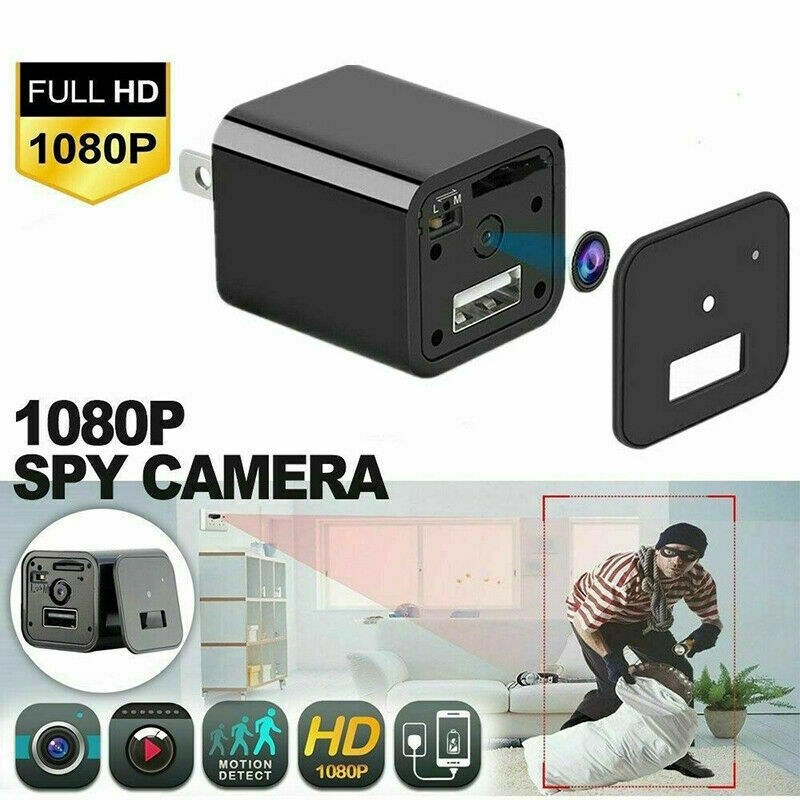 Compact 1080P Hidden Spy Camera Wall Charger