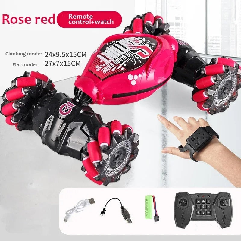 Rugged RC Offroad Drift Car with LED Lights & Water Spray
