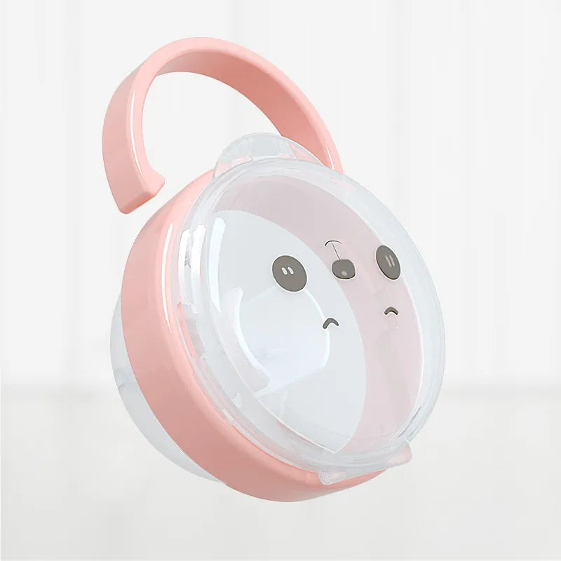 Weicher Babyschnuller mit Bärenmotiv und Hülle