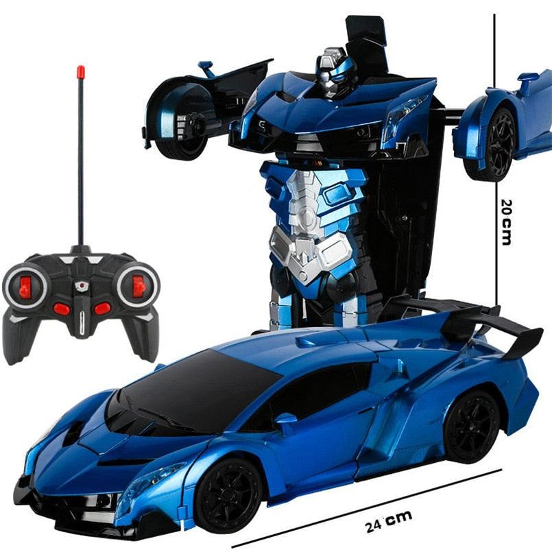 Schnelles 2-in-1-Transformationsauto mit Fernbedienung