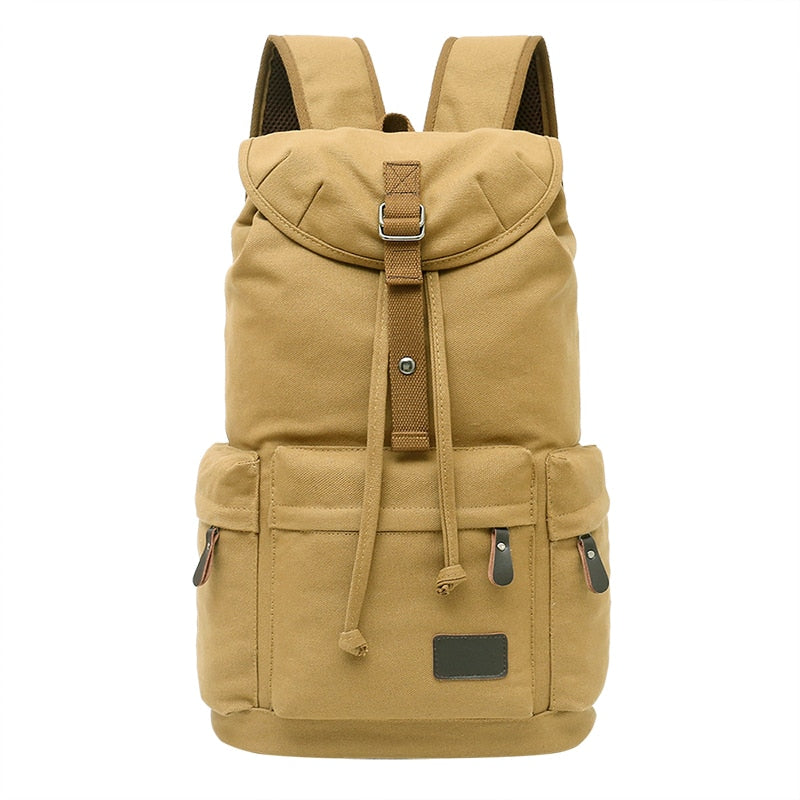 Geräumiger, robuster Canvas-Wander- und Reiserucksack