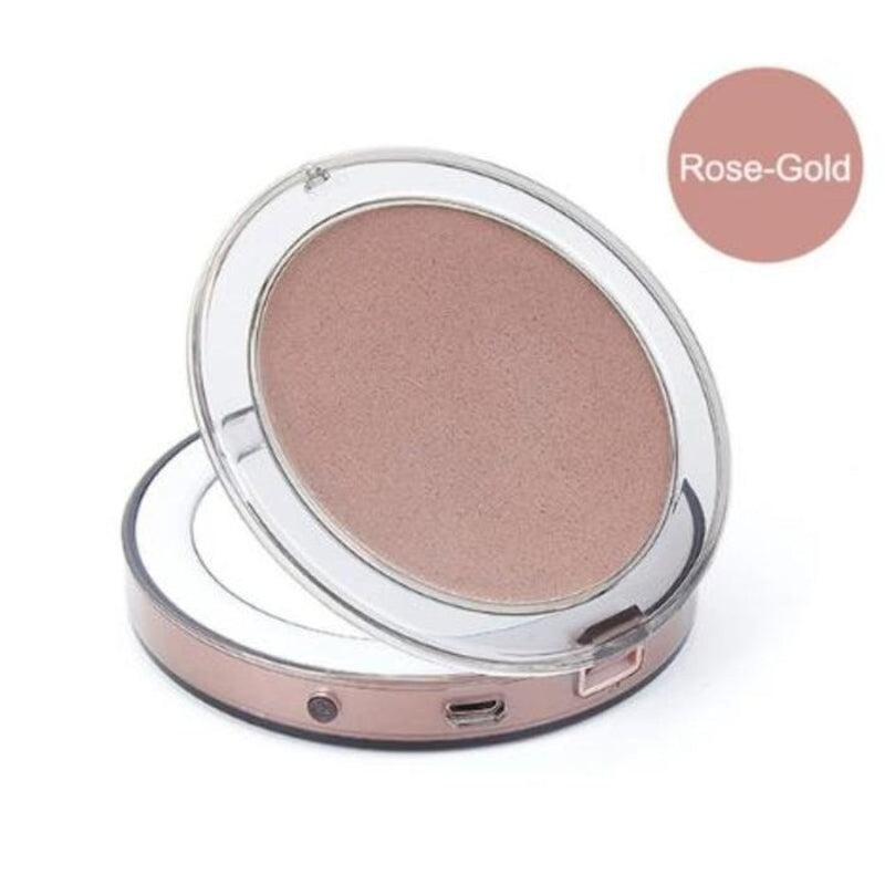 Bright Travel Magnifying Mirror 3X LED Lighted Compact