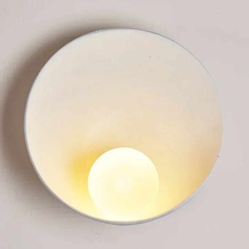 Asian Inspired Shell Wall Light