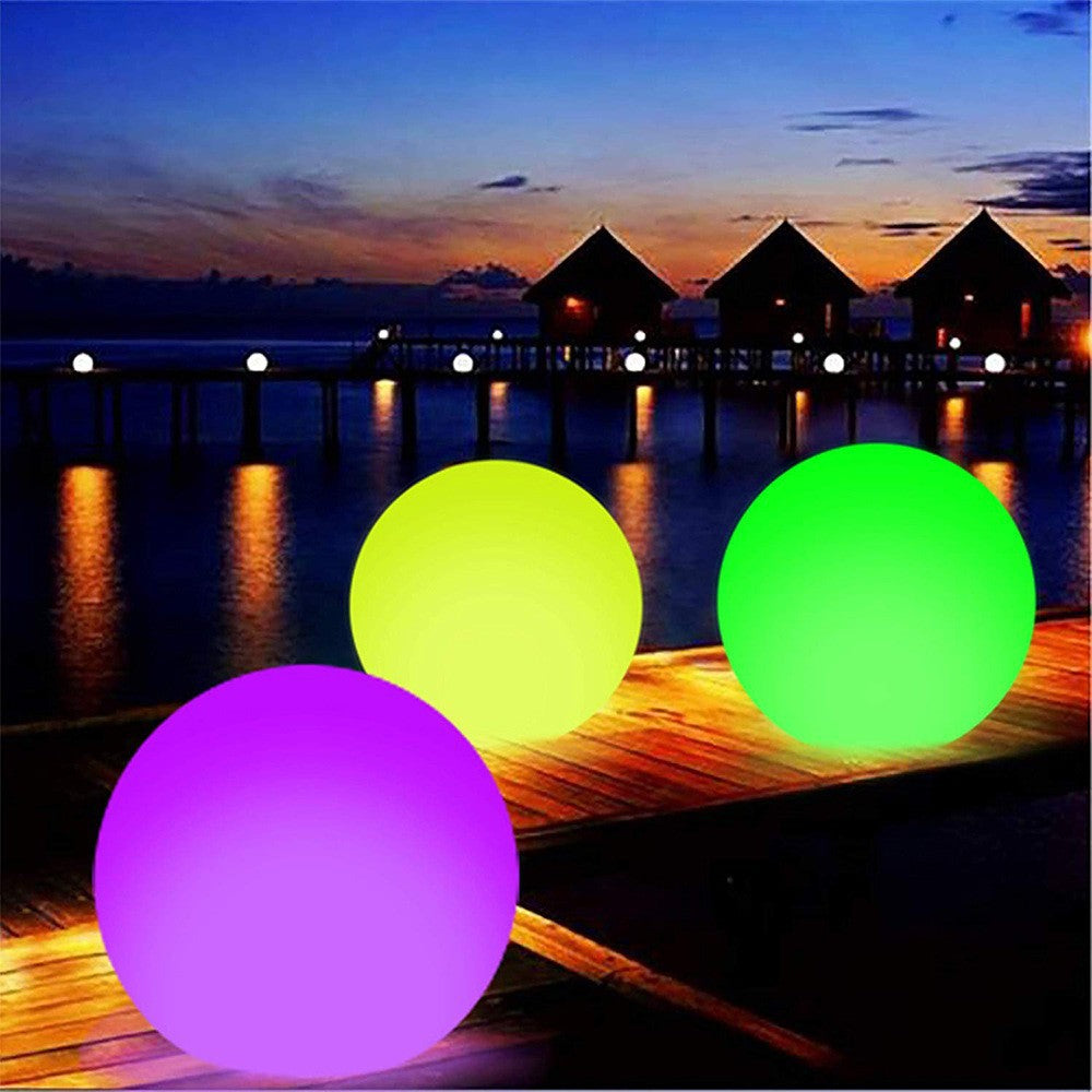 Colorful LED Remote Control Beach Ball Light - Halri