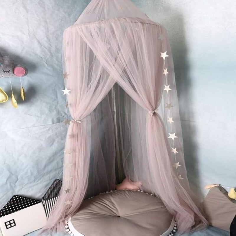 Girls Royal Draped Bed Curtain