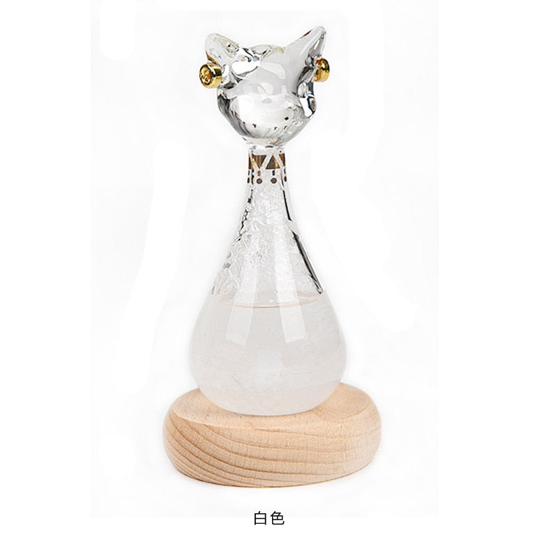 Verspielte Katzen-Wetterstationsflasche