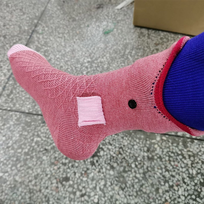 Lustige Socken mit Tiermotiven