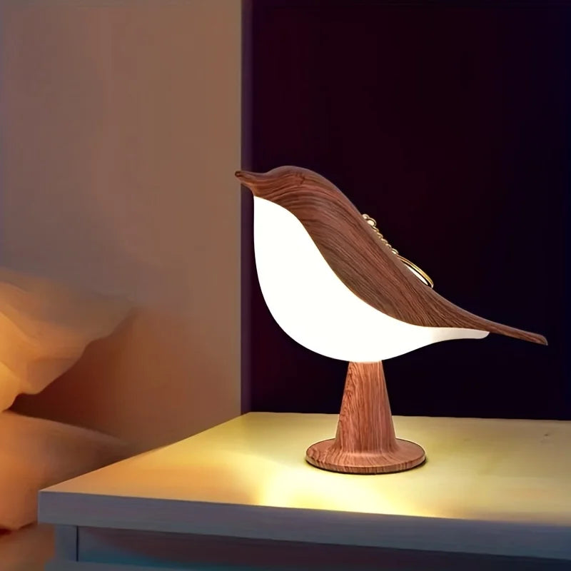 Lustige Vogel-Tischlampe – Farbwechselndes Touch-Licht