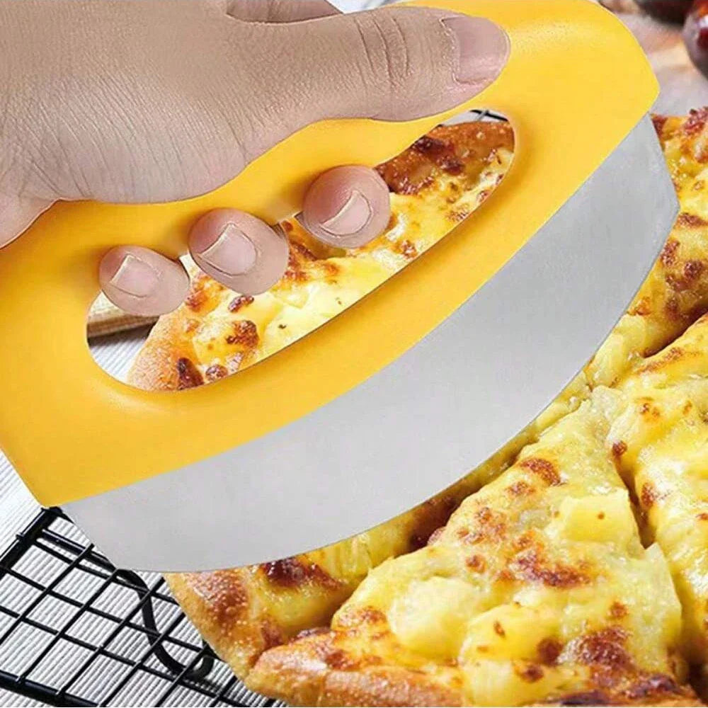Easy Grip Stainless Steel Pizza Cutter - Halri