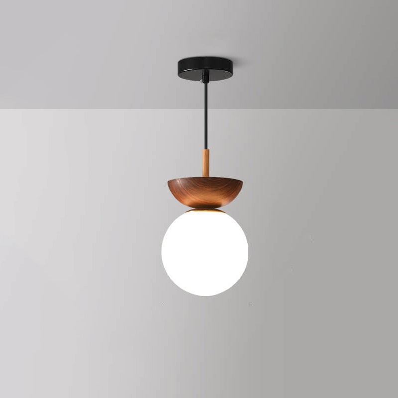 Asiatisch inspirierte LED-Deckenleuchte