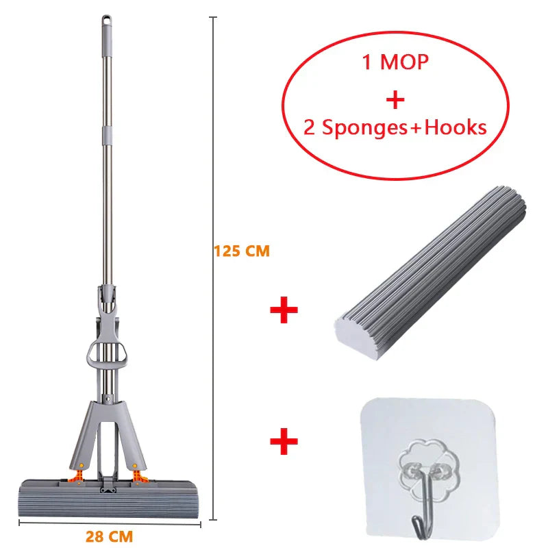 Easy Clean Faltmopp für Böden und Oberflächen