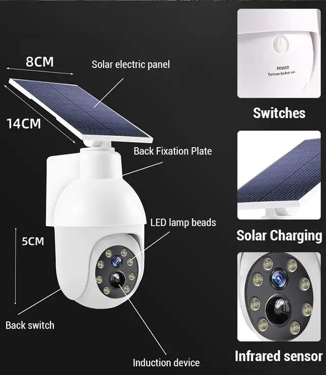 Wireless Outdoor Motion Dummy Security Camera - Halri