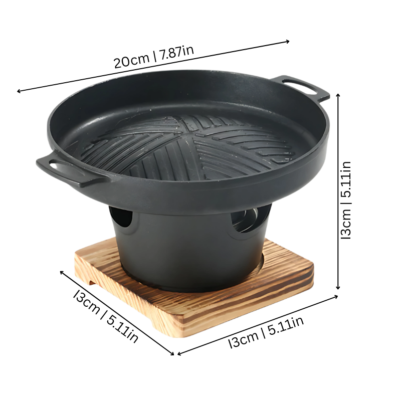 Kleiner tragbarer Grill