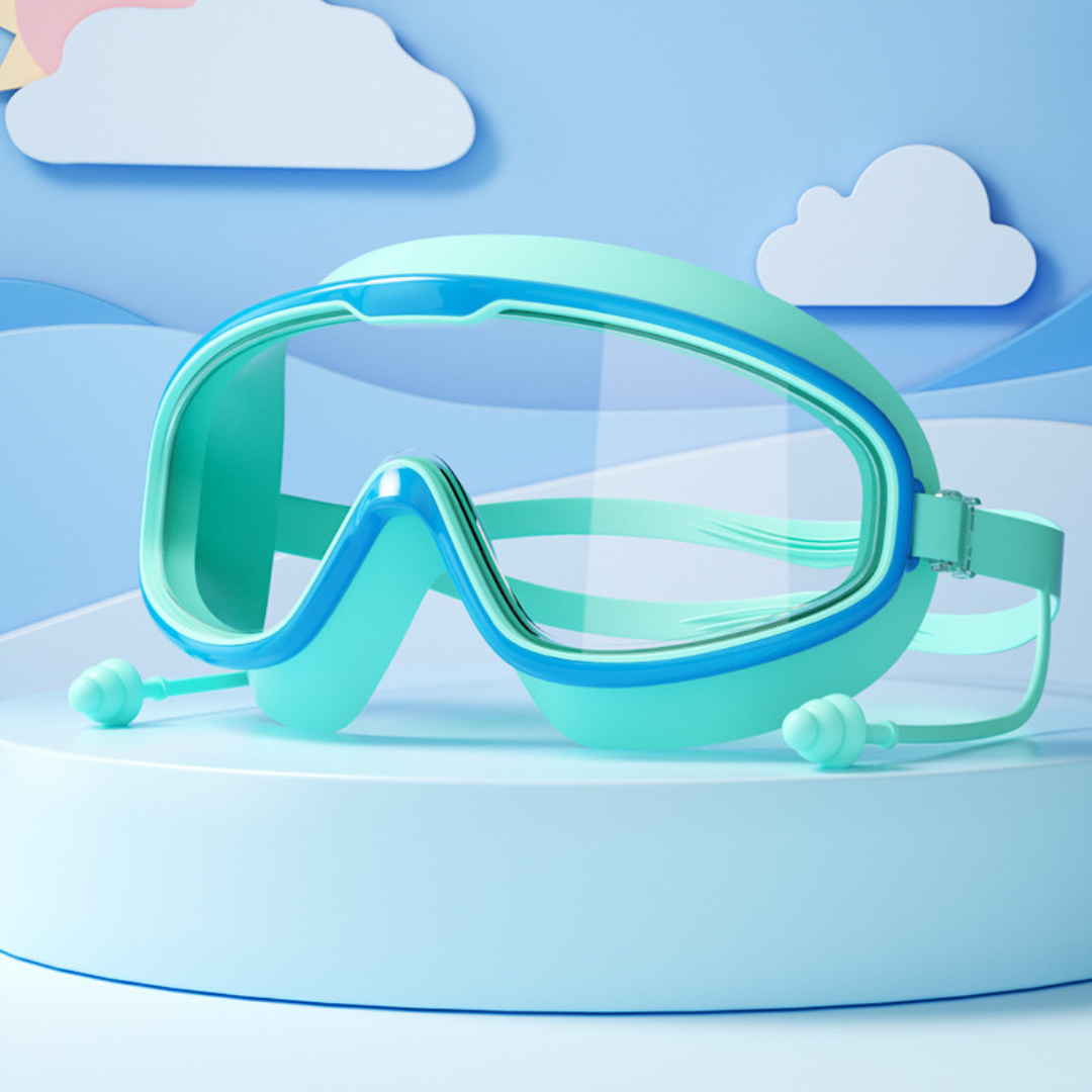 Schwimmbrille für Kinder mit klaren, beschlagfreien Gläsern