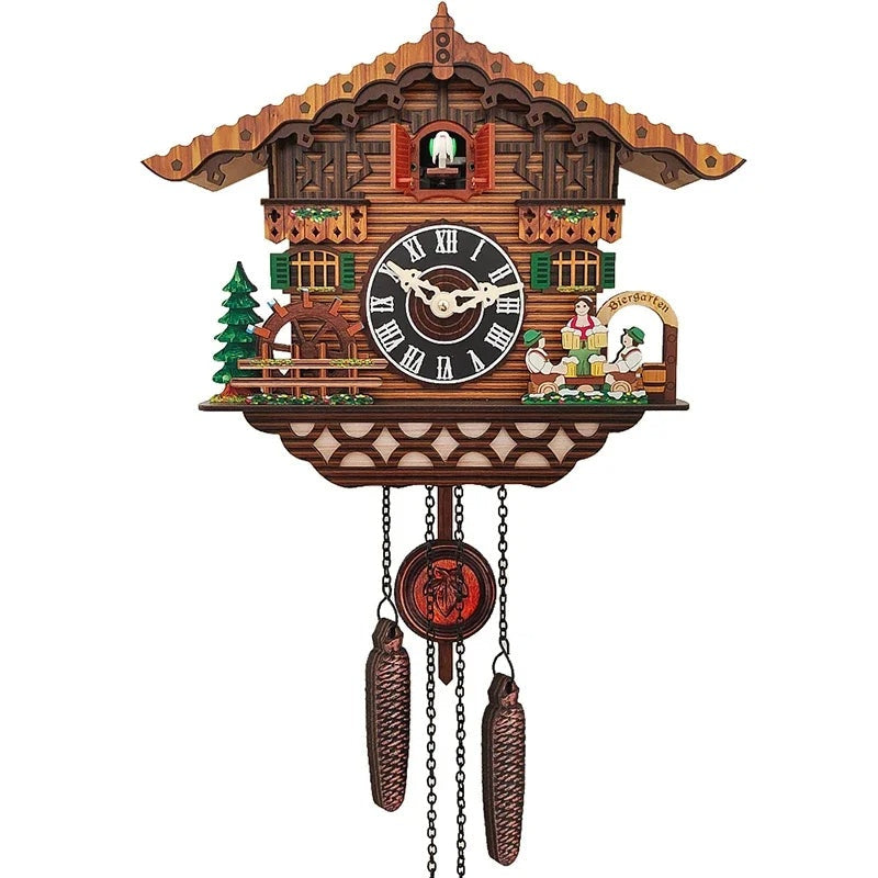 Classic Wooden Cuckoo Clock for Home Decor
