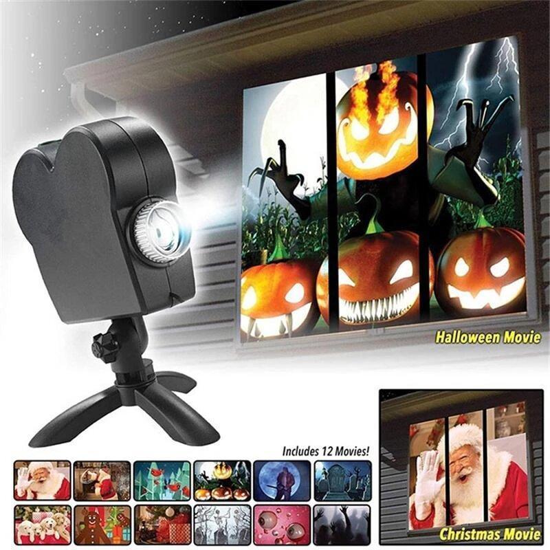 Spooky LED Halloween Projector Light Show - Halri