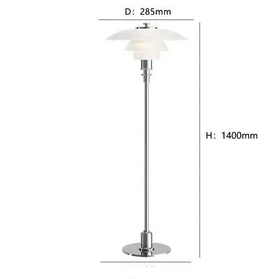 Schöne Glas-Tischlampe