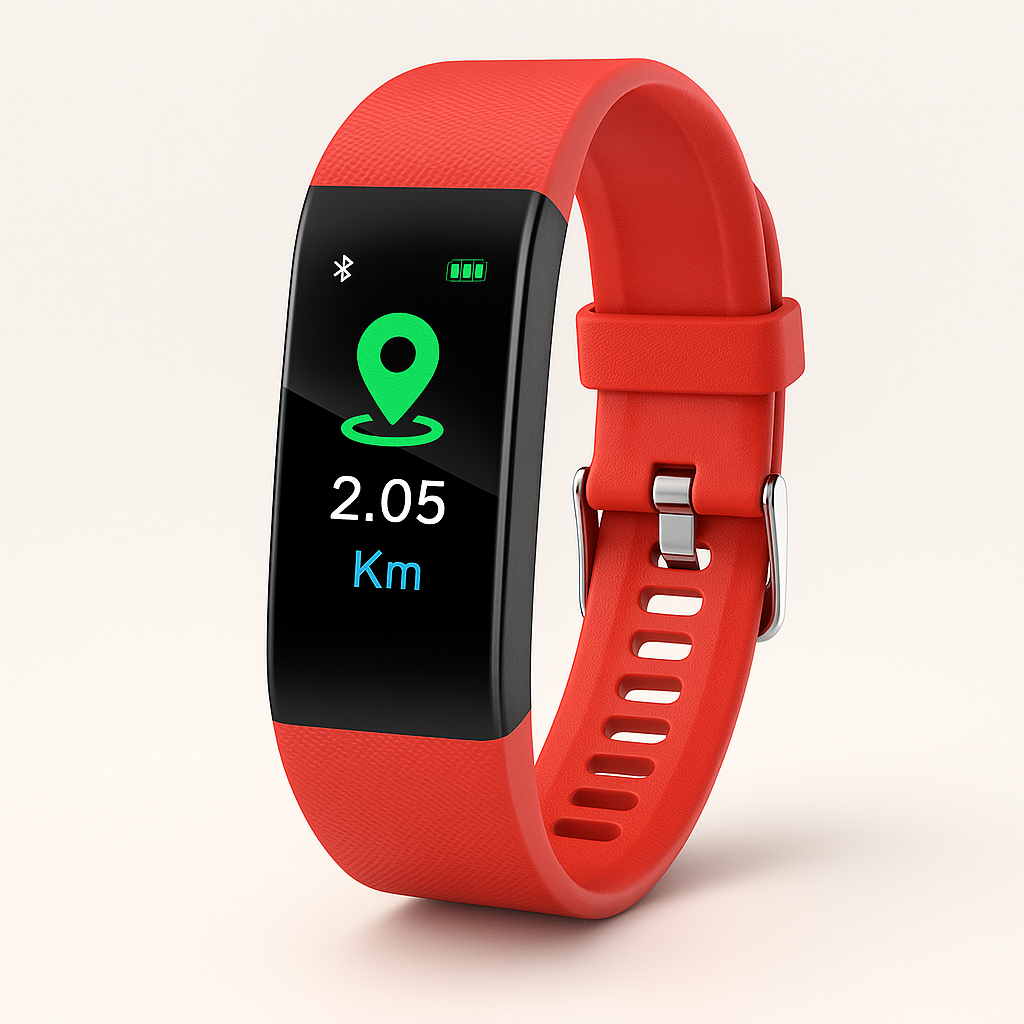 Benutzerfreundliche Fitness-Smartwatch für Senioren mit Gesundheitsmonitor