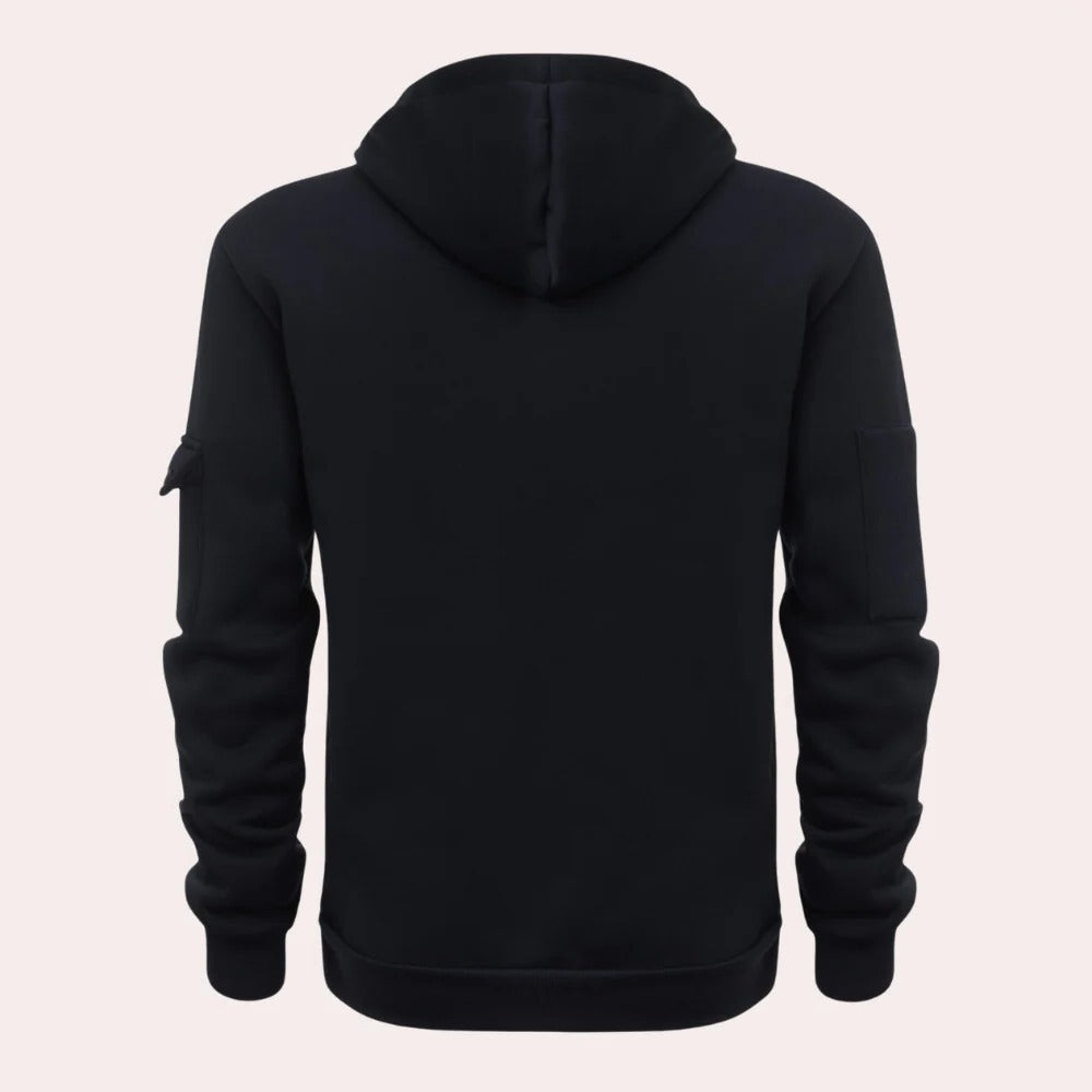 Fashionable Men's Cozy Hooded Sweatshirt