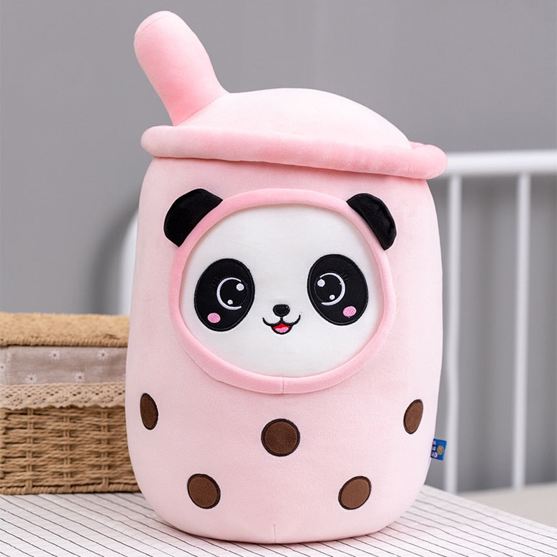 Niedliche Panda-Bubble-Tea-Plüschtiere