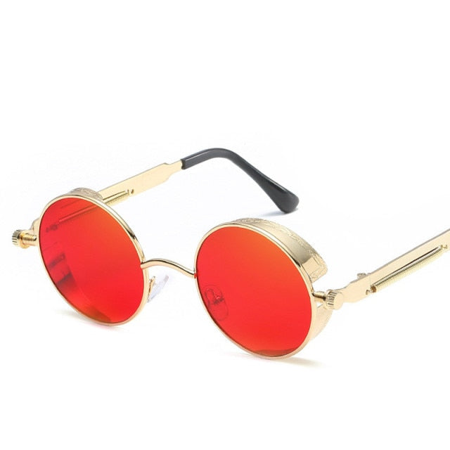 Vintage Circular Metal Shade Sunglasses - Halri