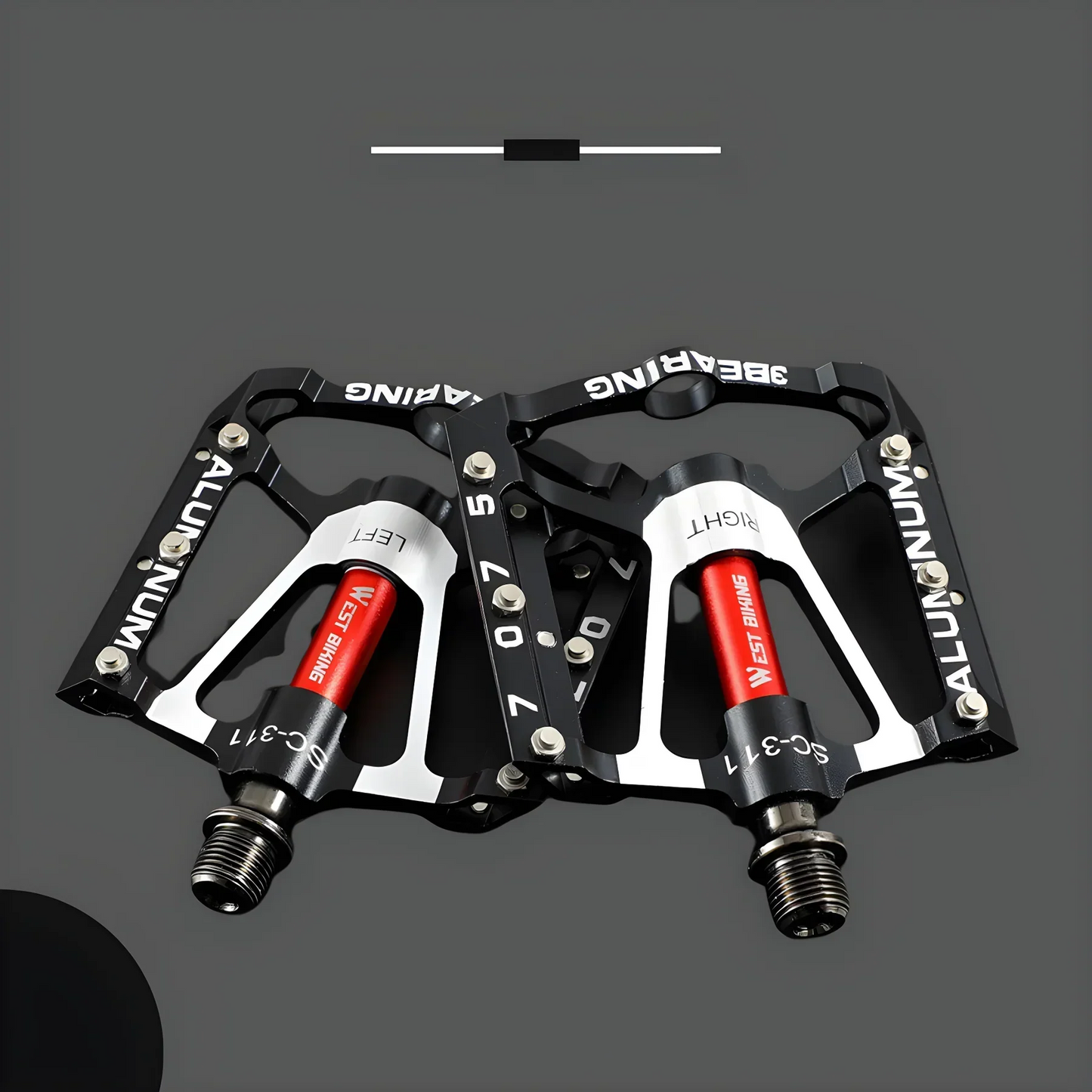 Durable Ultra Light Bike Pedals With Anti Slip Surface - Halri