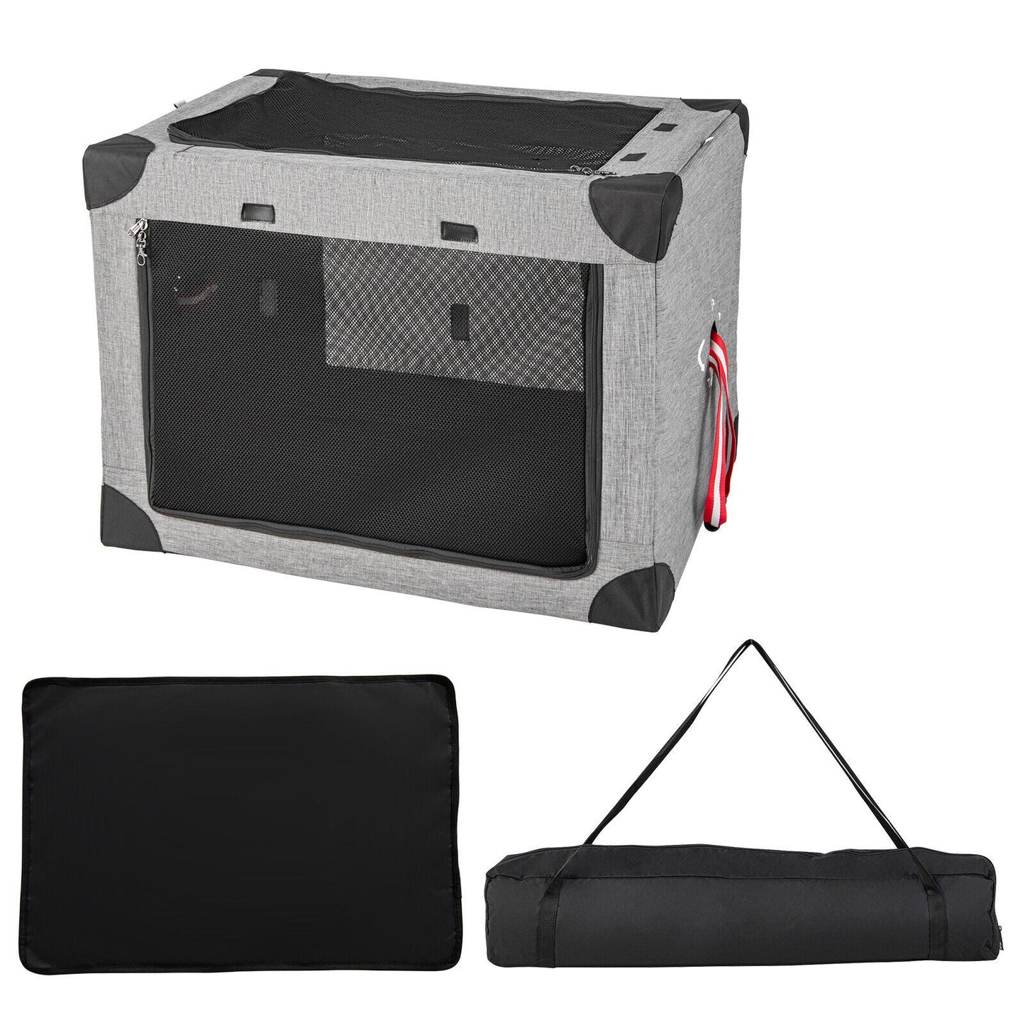 Sturdy Folding Extra Large Pet Carrier Crate
