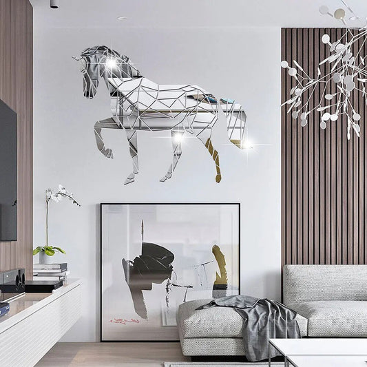 Beautiful Horse Themed Wall Mirror - Halri
