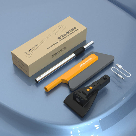 4-in-1 Car Snow Brush and LED Ice Scraper Tool - Halri