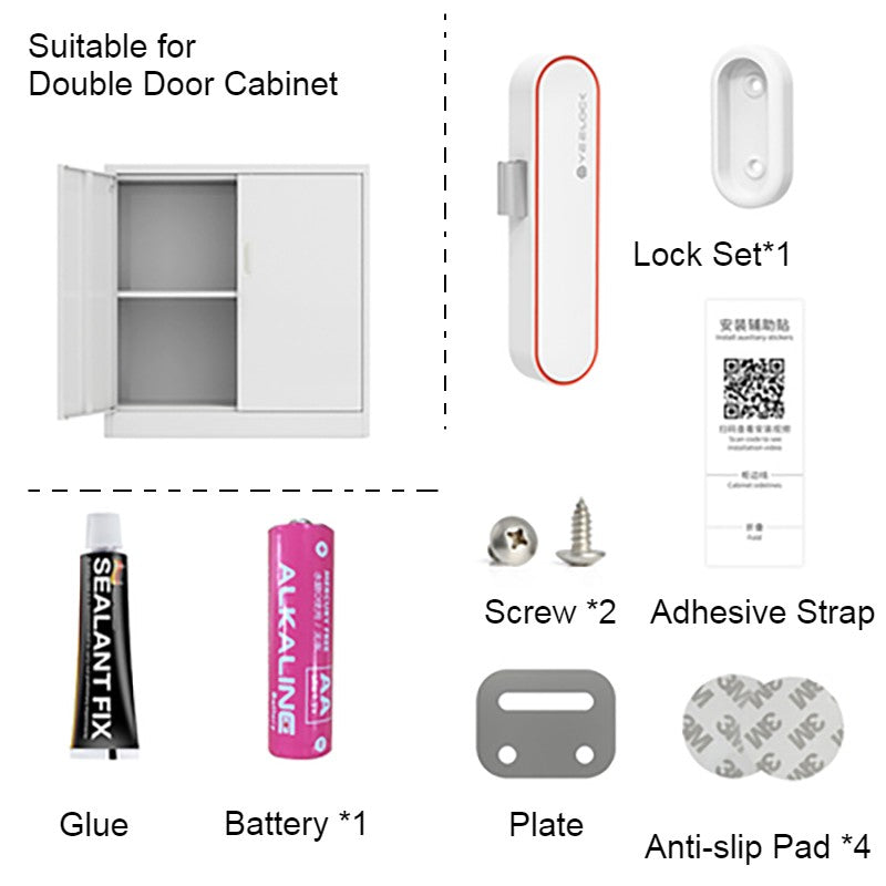 Kabelloses Smart-Schrankschloss mit Bluetooth-App-Steuerung