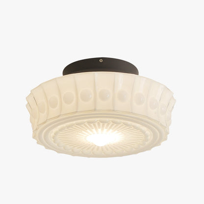 Classic Antique Glass Dome Lamp