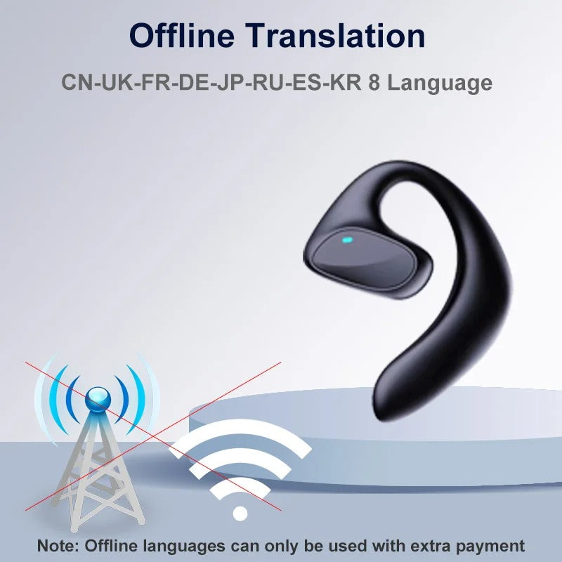 Portable Real-Time Language Translator Earpiece
