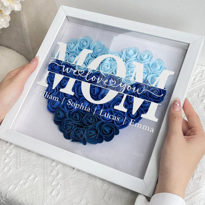 Customized Love Photo Picture Frame with Engraved Names