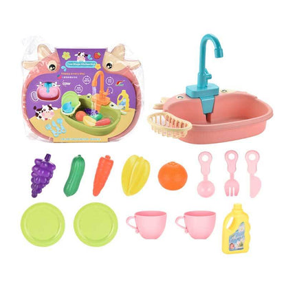 Lustiges Spielzeug-Geschirrspüler-Set mit Wasserspielfunktion