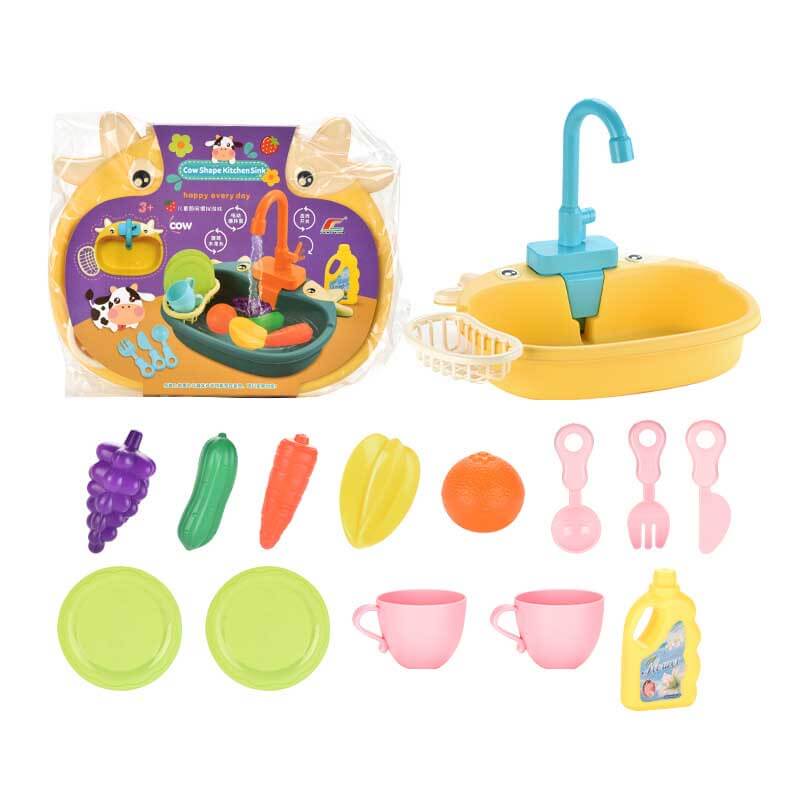 Lustiges Spielzeug-Geschirrspüler-Set mit Wasserspielfunktion