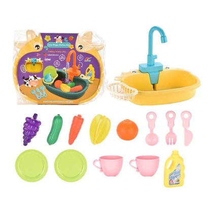 Lustiges Spielzeug-Geschirrspüler-Set mit Wasserspielfunktion