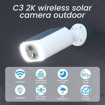 Wireless Outdoor Security Cameras with Motion Detection & Night View