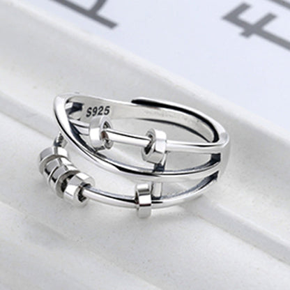 Entspannender Stressabbau-Ring als Accessoire