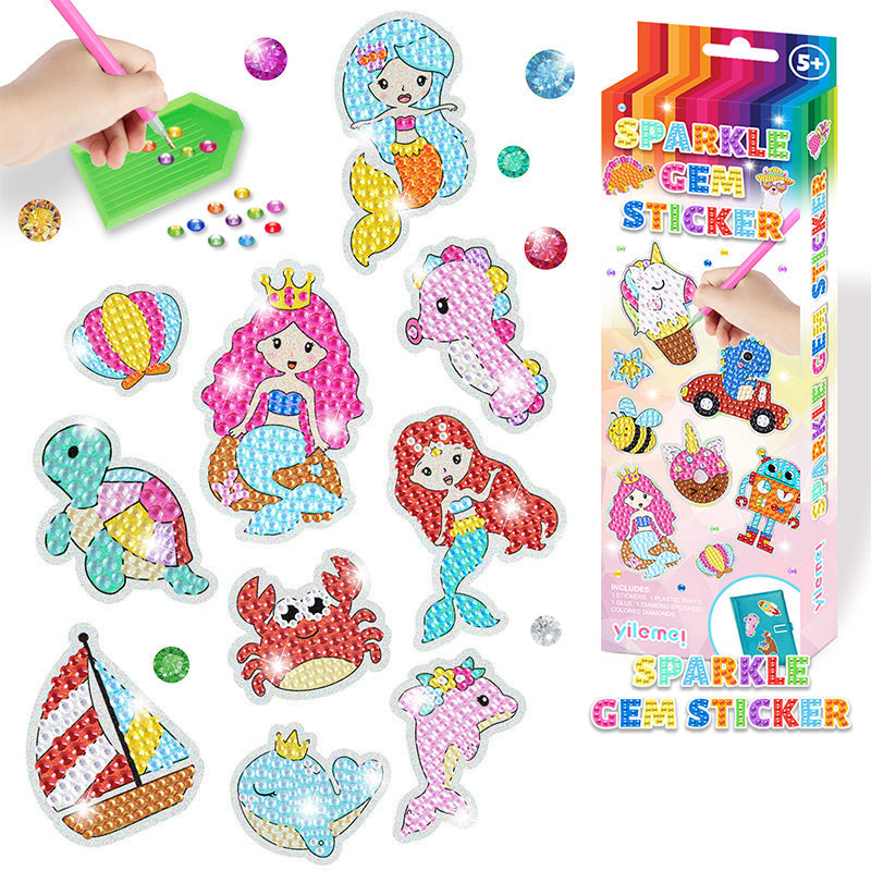 Buntes Diamant-Aufkleber-Mosaik-Kunstset
