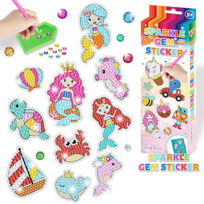 Buntes Diamant-Aufkleber-Mosaik-Kunstset