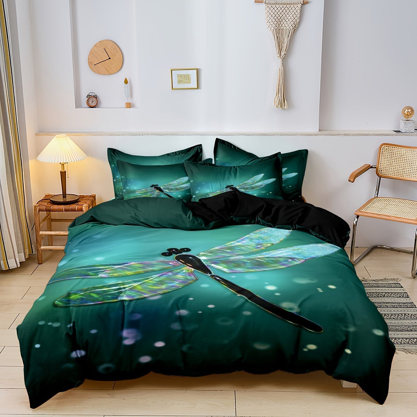 Wunderschönes Bettwäsche-Set mit Libellenmotiv
