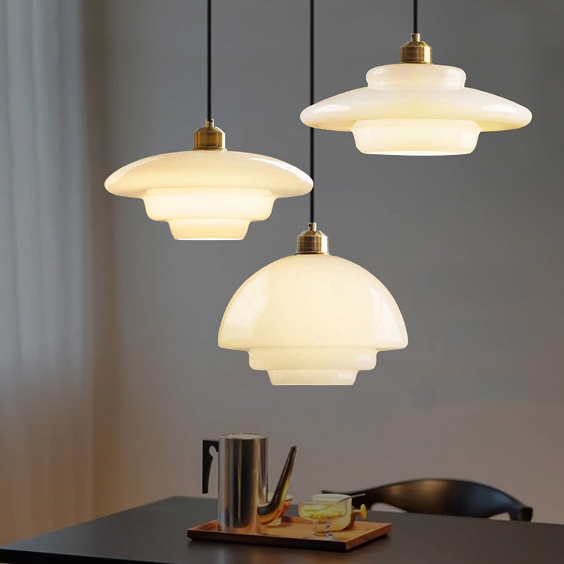 Vintage Style Clear Glass Hanging Lamp