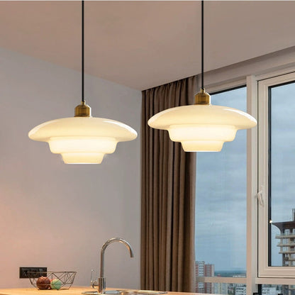 Vintage Style Clear Glass Hanging Lamp