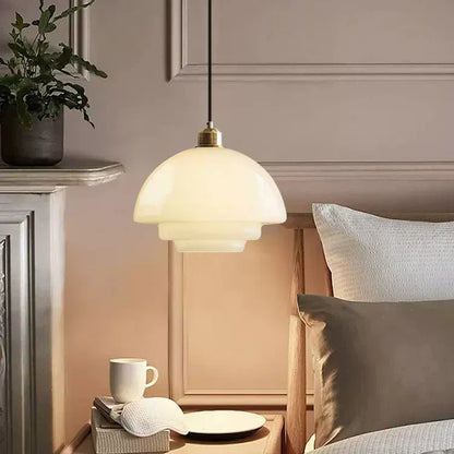 Vintage Style Clear Glass Hanging Lamp