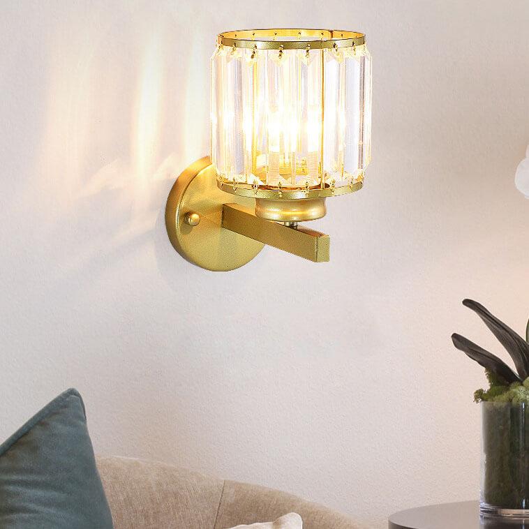Elegante Kristall-LED-Wandleuchte für die Heimdekoration